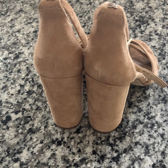 Sam Edelman Tan Strappy Block Heels Size 10 - Picture 3 of 6